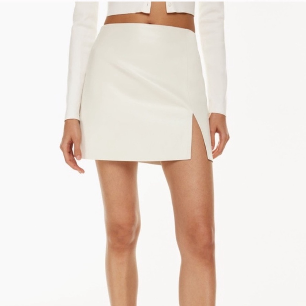 Sunday Best Tatiana Mini Skirt Faux Leather